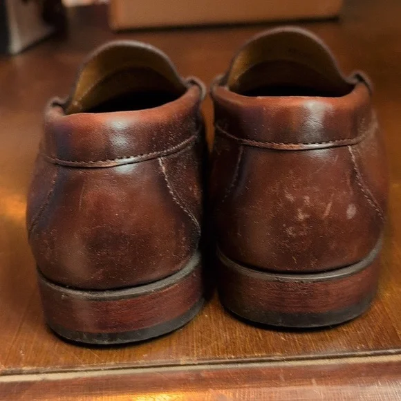 J Crew Factory Men's Penny loafers BS114 Size 10 Whiskey Brown - Picture 5 of 12